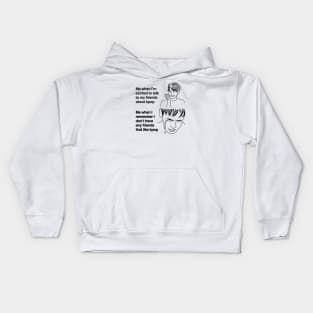 Excited about Kpop (Small Design) Kids Hoodie